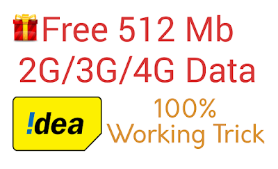 Free Idea 512 Mb Data trick 