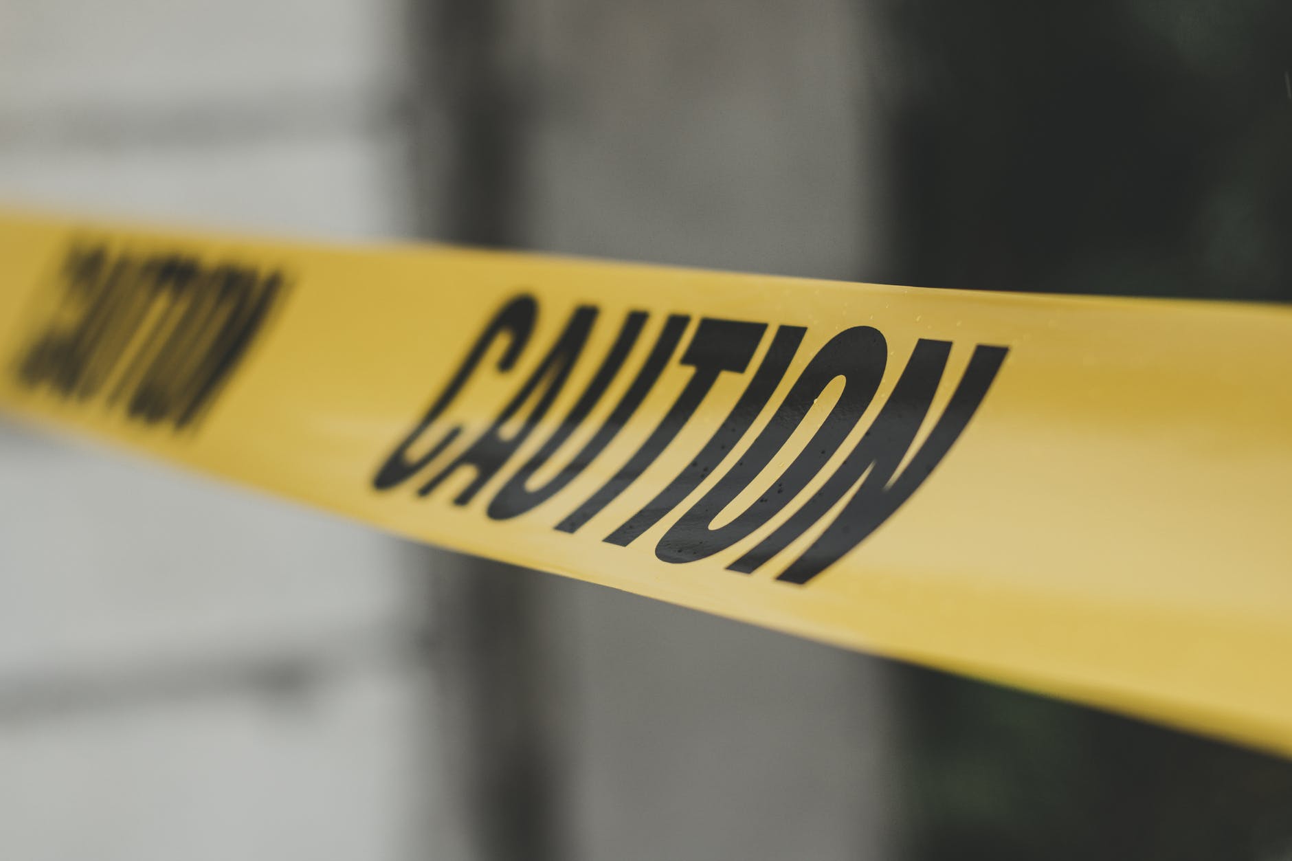 close up photo of caution signage