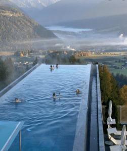 Hotel Hubertus Suspended Pool