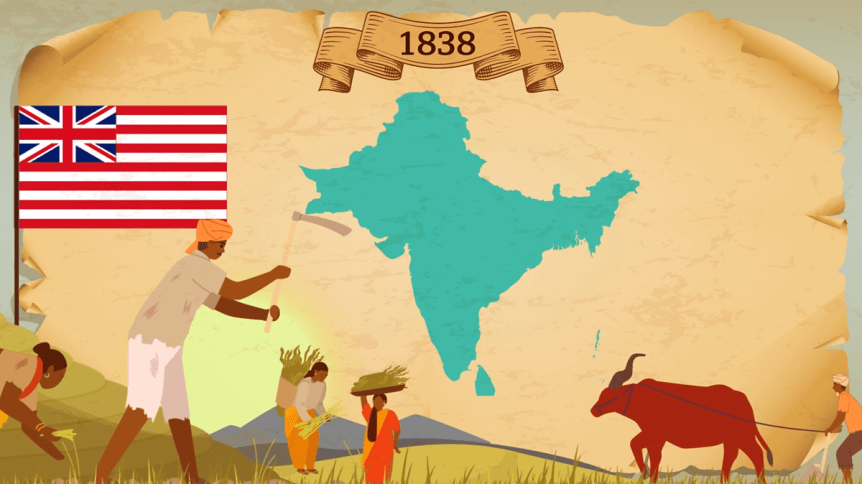 Clarify how mid-eighteenth century India was beset with the spectre of a fragmented&nbsp;polity.